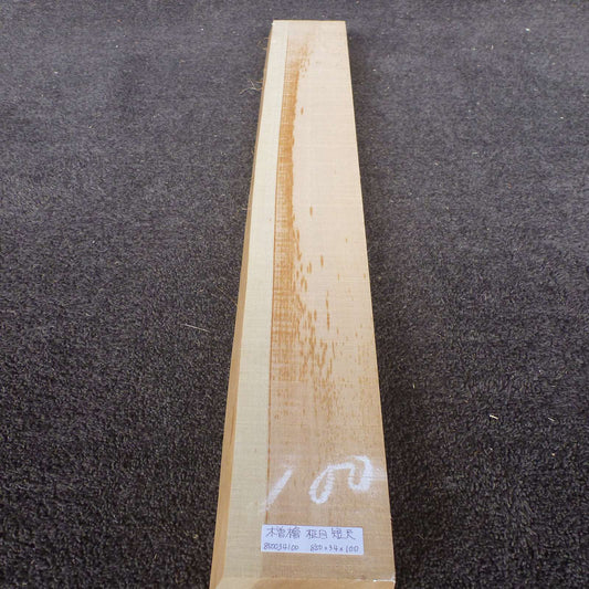 彫刻材 天然木曽檜 柾目板 短尺 L850×T34×W100mm 850034100 無節