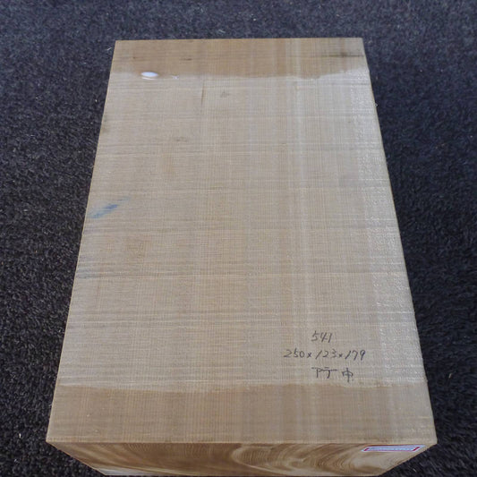 天然木曽檜 柾目盤 Cグレード 250×123×179mm(品番5C123179)|長手面の木目(1面目)