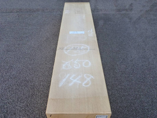彫刻材 天然桧 柾目盤 ラフ材 L650×T125×W148mm TH650125148 Bグレード 材面1