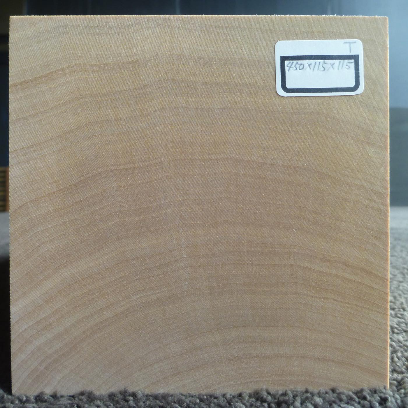 立体彫刻用材 シナ 450×115×115mm 143400115T 【この商品は送料無料です】