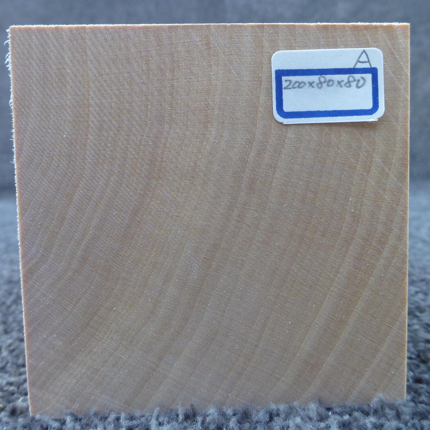 立体彫刻用材 シナ 200×80×80mm 143800080A【この商品は送料無料です】