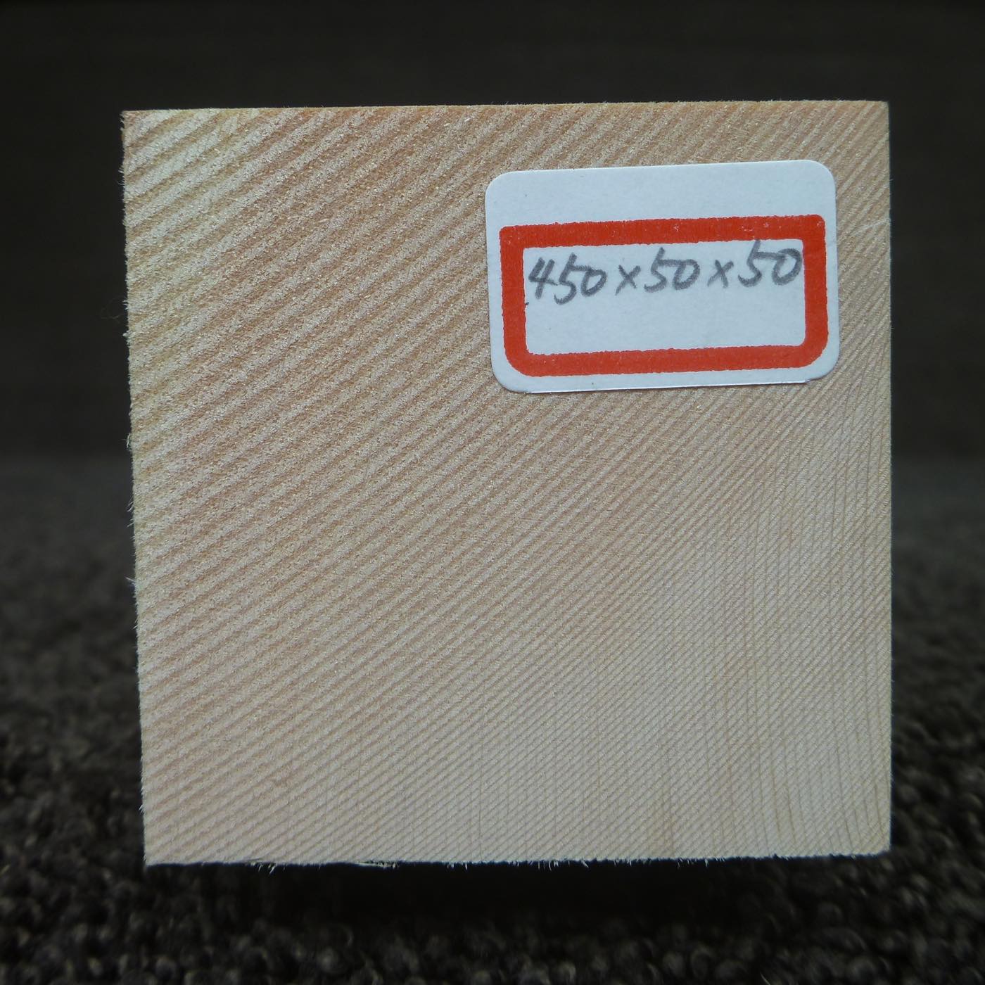 彫刻材 木曽桧 柾目 L450×T50×W50mm 323400050 定番商品