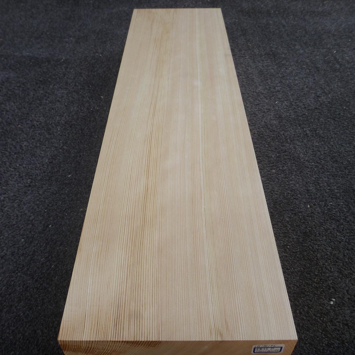 彫刻材 木曽桧 柾目 L750×T100×W195mm 1B100195 定番商品