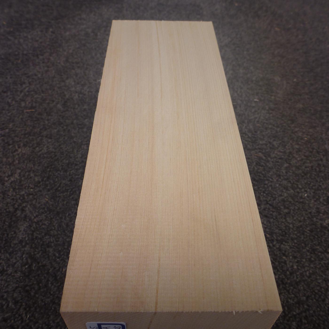 彫刻材 天然木曽檜 板目盤 L250×T85×W125mm 5A085125 定番商品