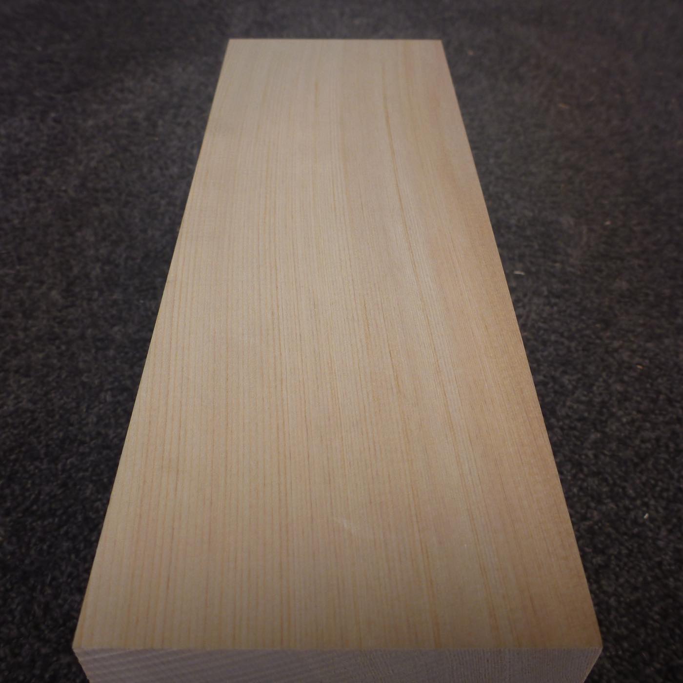 彫刻材 天然木曽檜 板目盤 L250×T85×W125mm 5A085125 定番商品