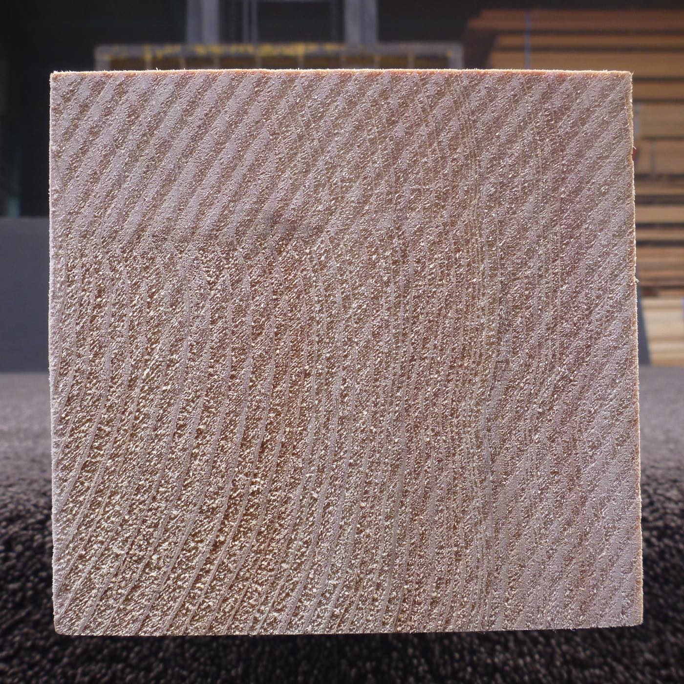 彫刻材 人工桧 柾目盤 ラフ材 L600×T105×W110mm JH2A105110 Aグレード 定番商品