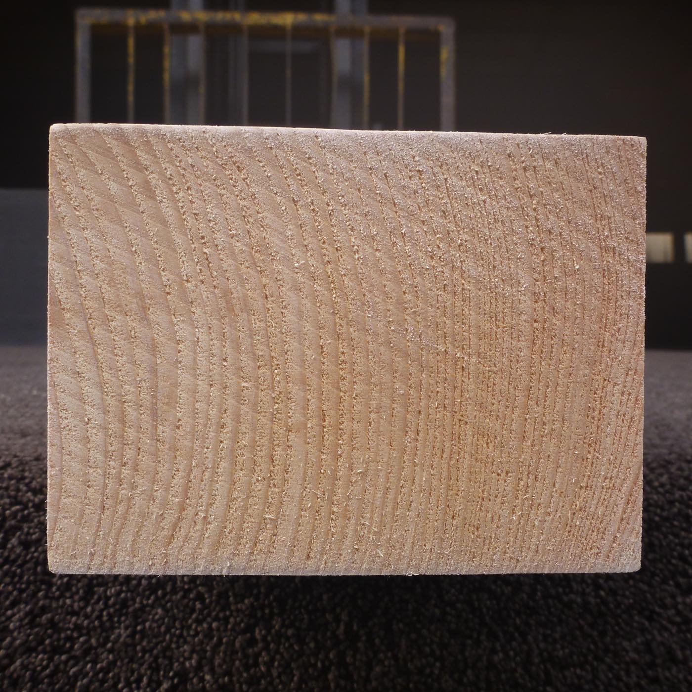 彫刻材 人工桧 柾目盤 ラフ材 L530×T88×W118mm JH530088118 Bグレード