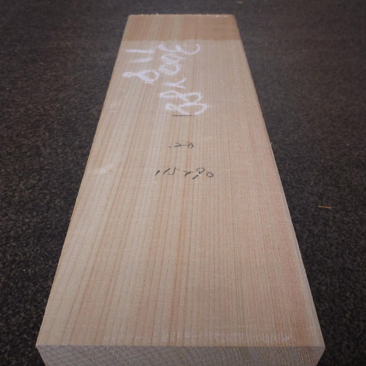 彫刻材 人工桧 柾目盤 ラフ材 L350×T88×W118mm JH350088118 Bグレード