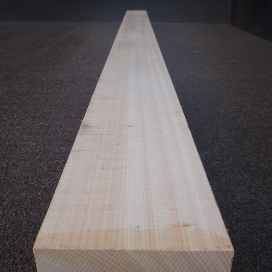 彫刻材 人工桧 柾目盤 ラフ材 L1950×T92×W125mm JH1950092125 Aグレード
