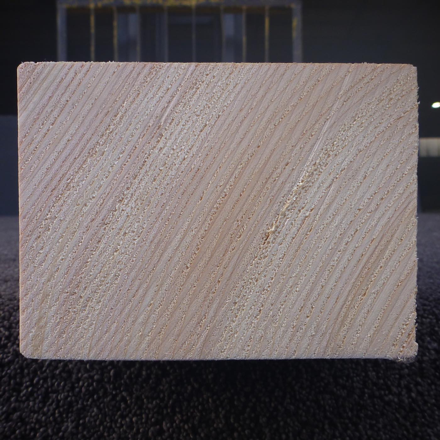 彫刻材 人工桧 柾目盤 ラフ材 L1950×T92×W125mm JH1950092125 Aグレード