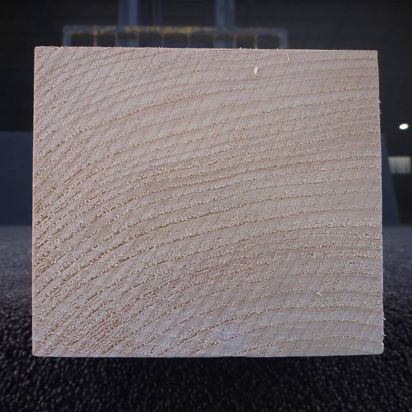 彫刻材 人工桧 板目盤 ラフ材 L530×T105×W120mm JH530105120 Bグレード