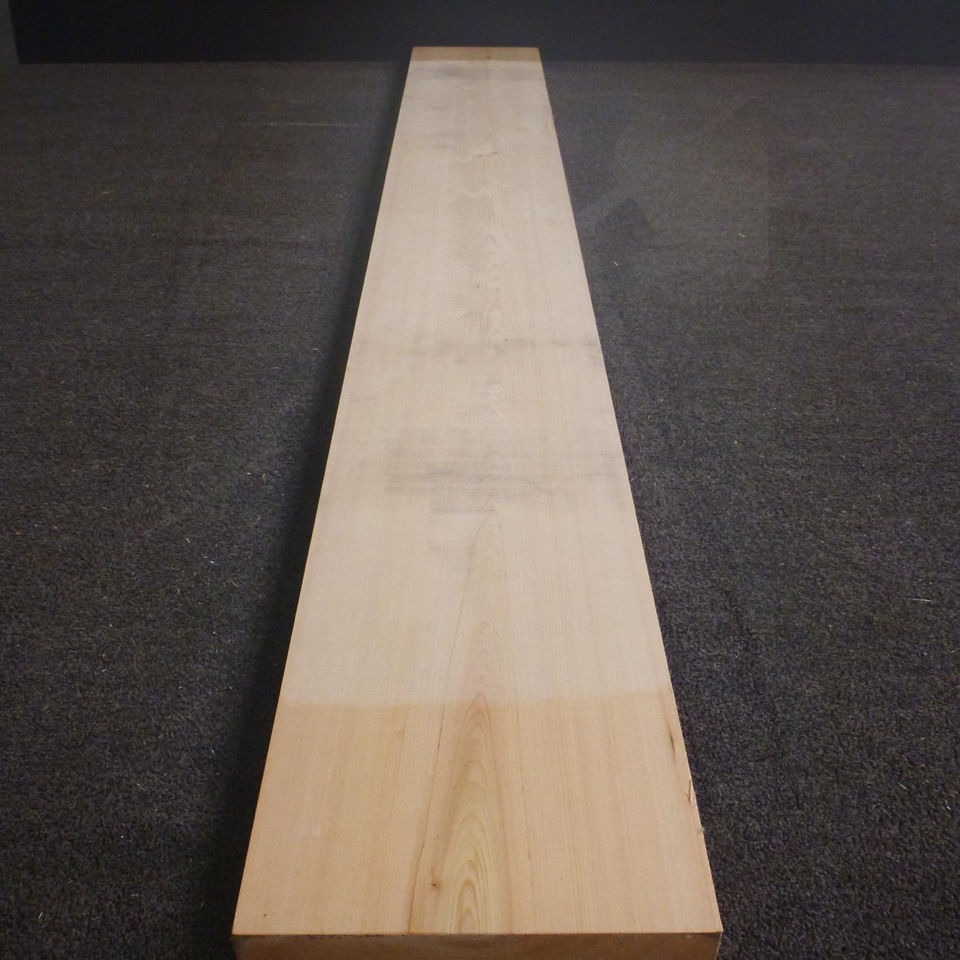 彫刻材 天然木曽檜 板目板 ラフ材 L2300×T45×W300mm 230045300 Bグレード