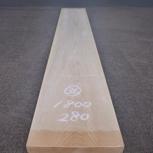 彫刻材 人工桧 板目板 ラフ材 L1800×T38×W280mm JH180036280 Aグレード