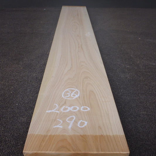 彫刻材 人工桧 板目板 ラフ材 L2000×T36×W290mm JH200036290 Aグレード