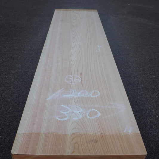 彫刻材 天然桧 板目板 ラフ材 L1200×T36×W330mm TH120036330 Aグレード