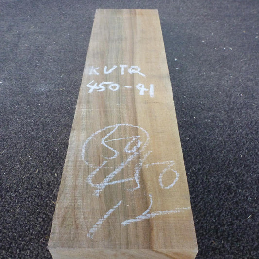 彫刻材 楠 柾目 ラフ材 L450×T50×W120mm KUTQ450-41 定番商品