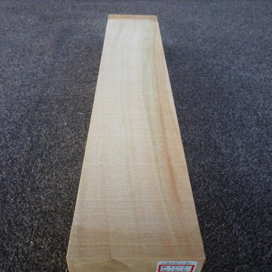 彫刻材 天然木曽檜 柾目盤 ラフ材 L450×T90×W90mm 3B090090 Bグレード 定番商品