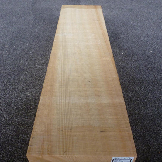 彫刻材 天然木曽檜 柾目盤 ラフ材 L500×T123×W134mm 500123134 Bグレード