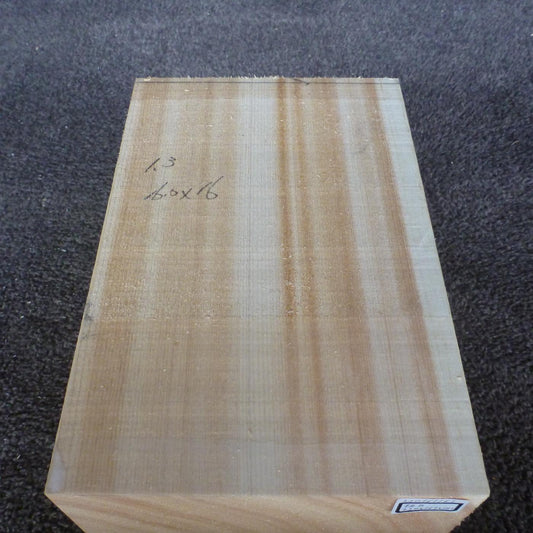 彫刻材 天然木曽檜 柾目盤 ラフ材 L220×T161×W161mm 220161161 Bグレード