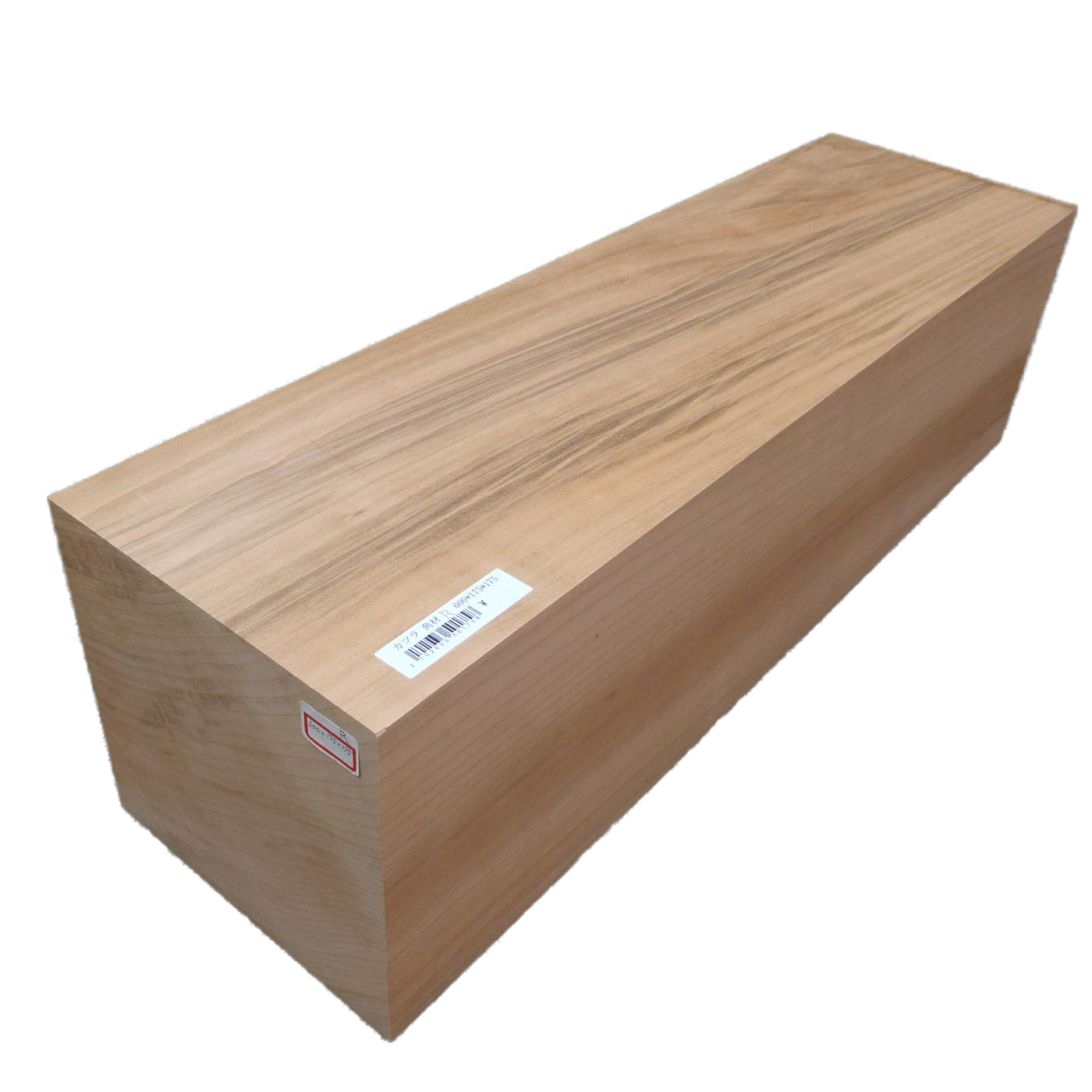 立体彫刻用材 桂 (カツラ) 600×175×175mm 293350175R【この商品は送料無料です】