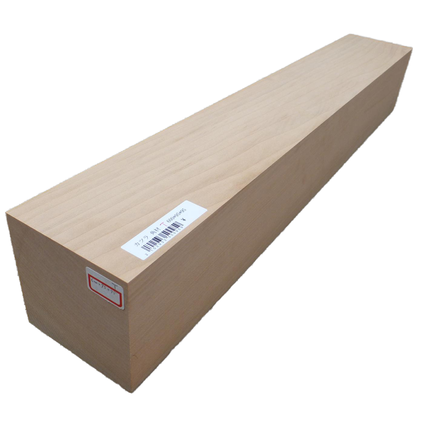 仏像用材 桂 (カツラ) 600×95×95mm 293350095T【この商品は送料無料です】