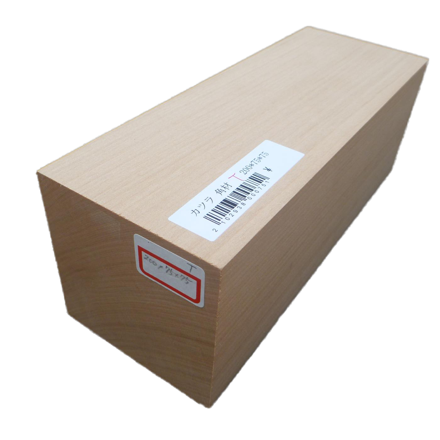 仏像用材 桂 (カツラ) 200×75×75mm 293800075T【この商品は送料無料です】