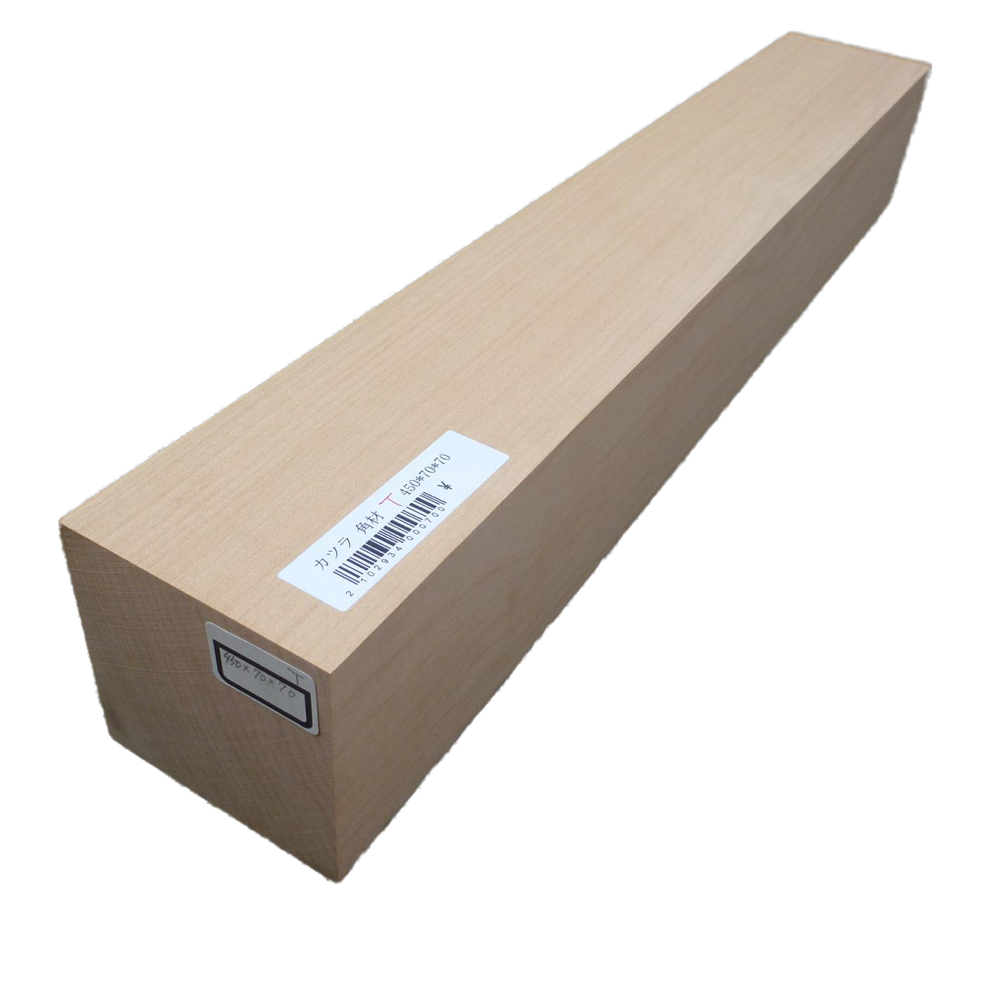 仏像用材 桂 (カツラ) 450×70×70mm 293400070T【この商品は送料無料です】
