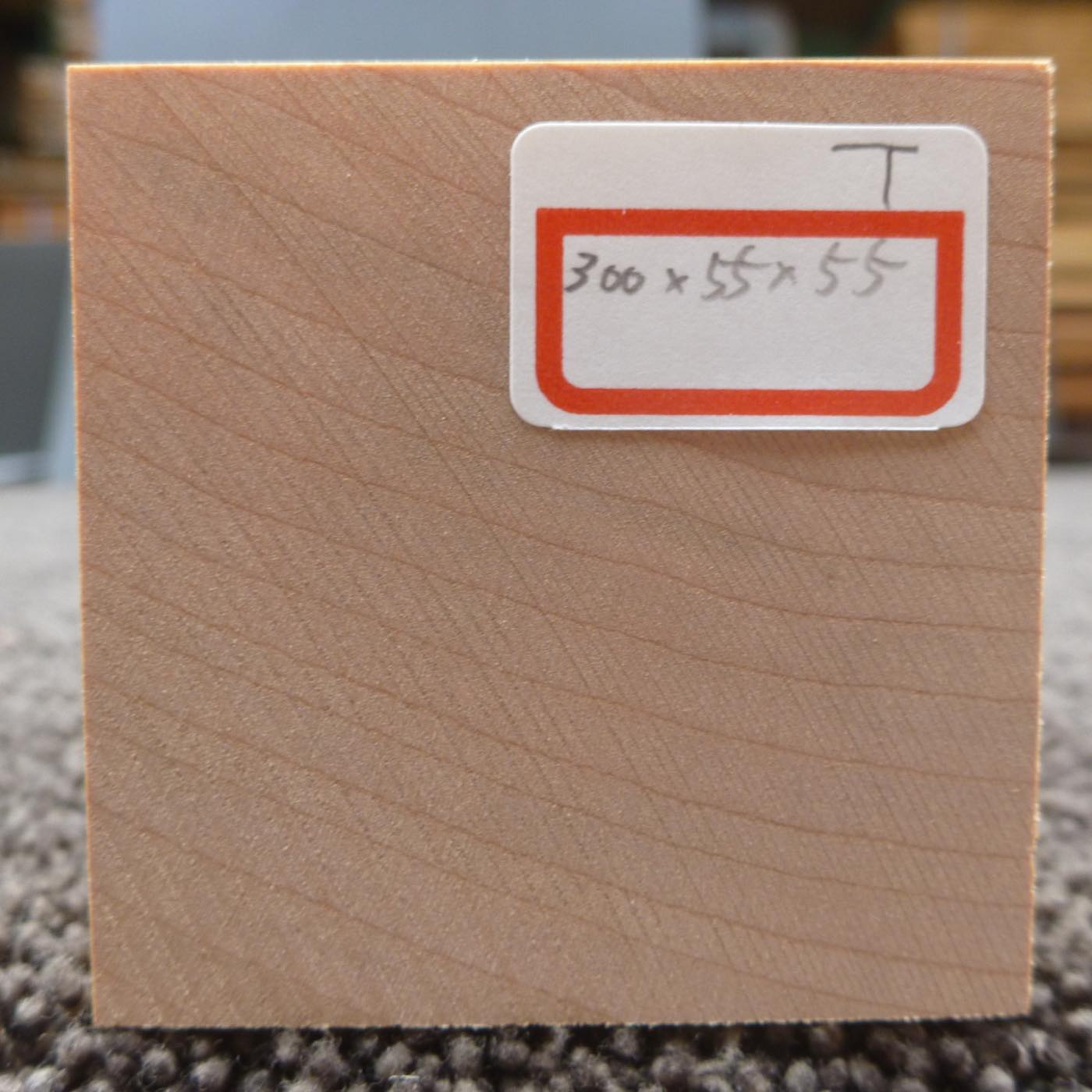仏像用材 桂 (カツラ) 300×55×55mm 293600055T【この商品は送料無料です】