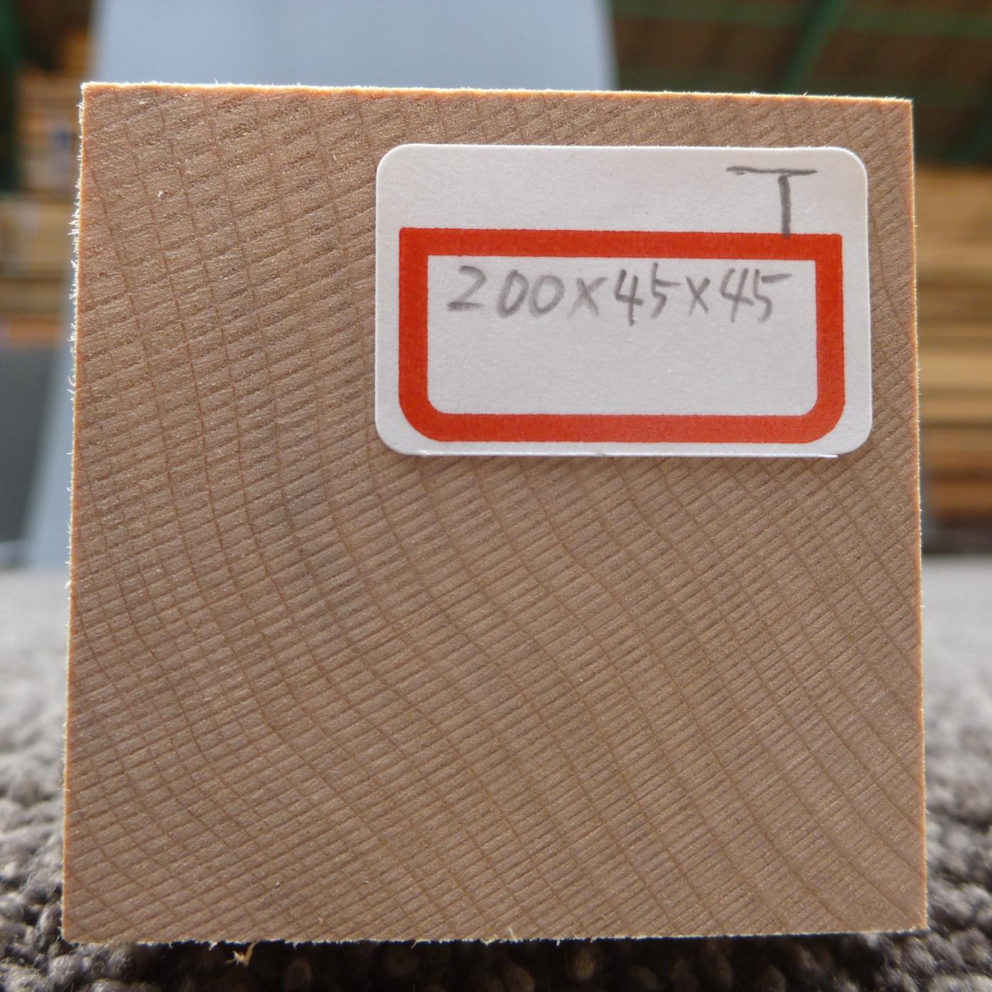 仏像用材 桂 (カツラ) 200×45×45mm 293800045T【この商品は送料無料です】