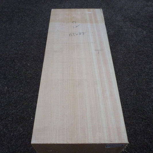 彫刻材 天然桧 柾目盤 ラフ材 L340×T85×W140mm TH340085140 Bグレード