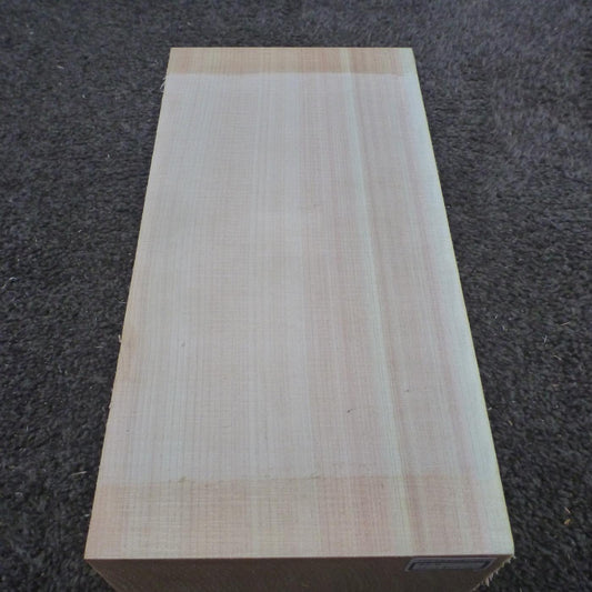 彫刻材 天然桧 柾目盤 ラフ材 L240×T80×W130mm TH240080130 Bグレード