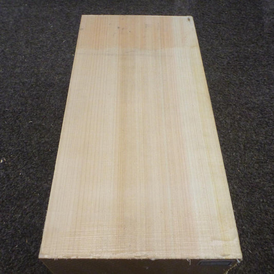 彫刻材 天然桧 柾目盤 ラフ材 L290×T118×W150mm TH290118150 Bグレード