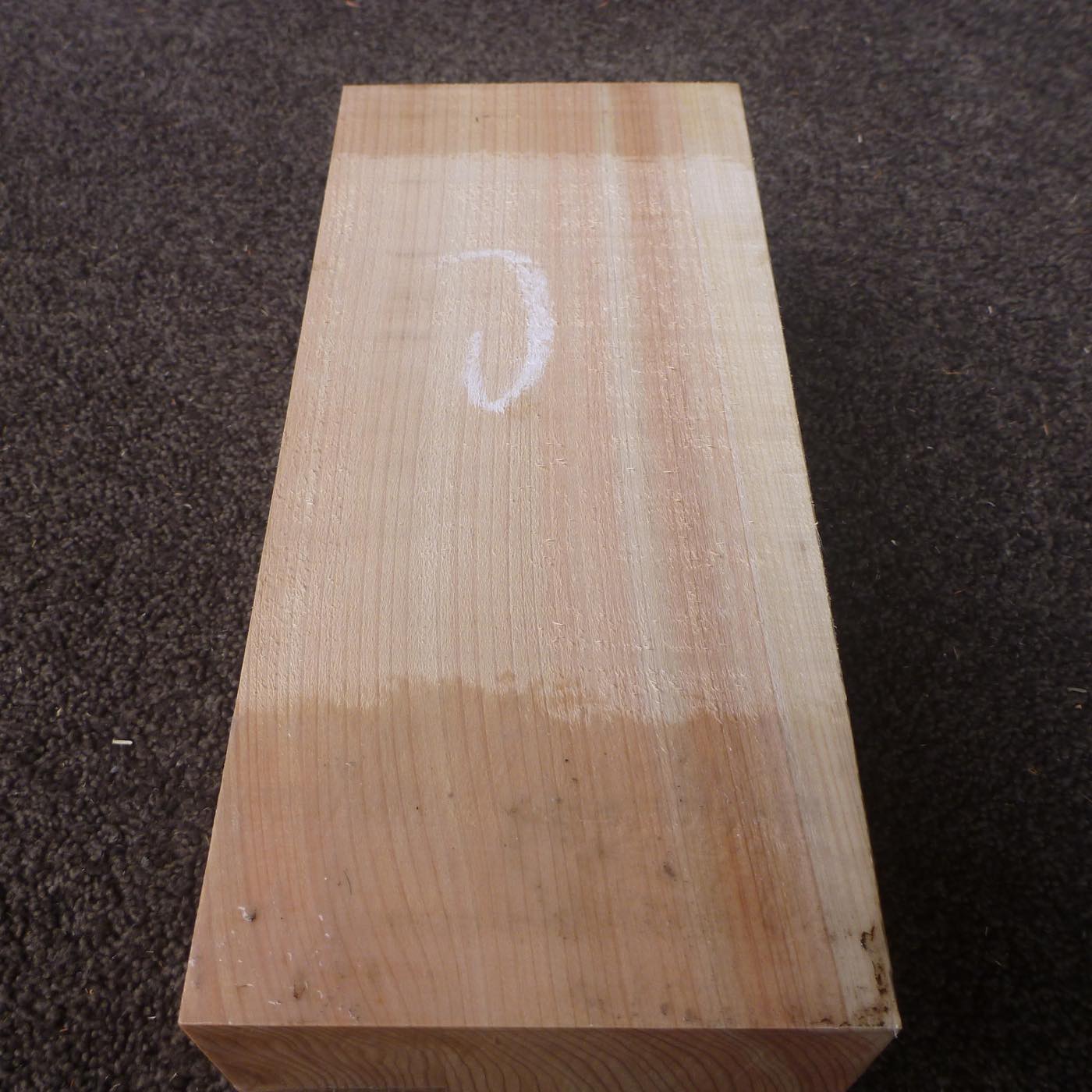 彫刻材 天然桧 柾目盤 ラフ材 L250×T85×W120mm TH5C085120 Cグレード 定番商品
