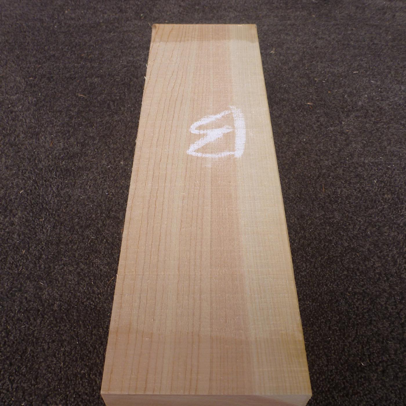 彫刻材 天然桧 柾目盤 ラフ材 L400×T123×W123mm TH400123123 Bグレード