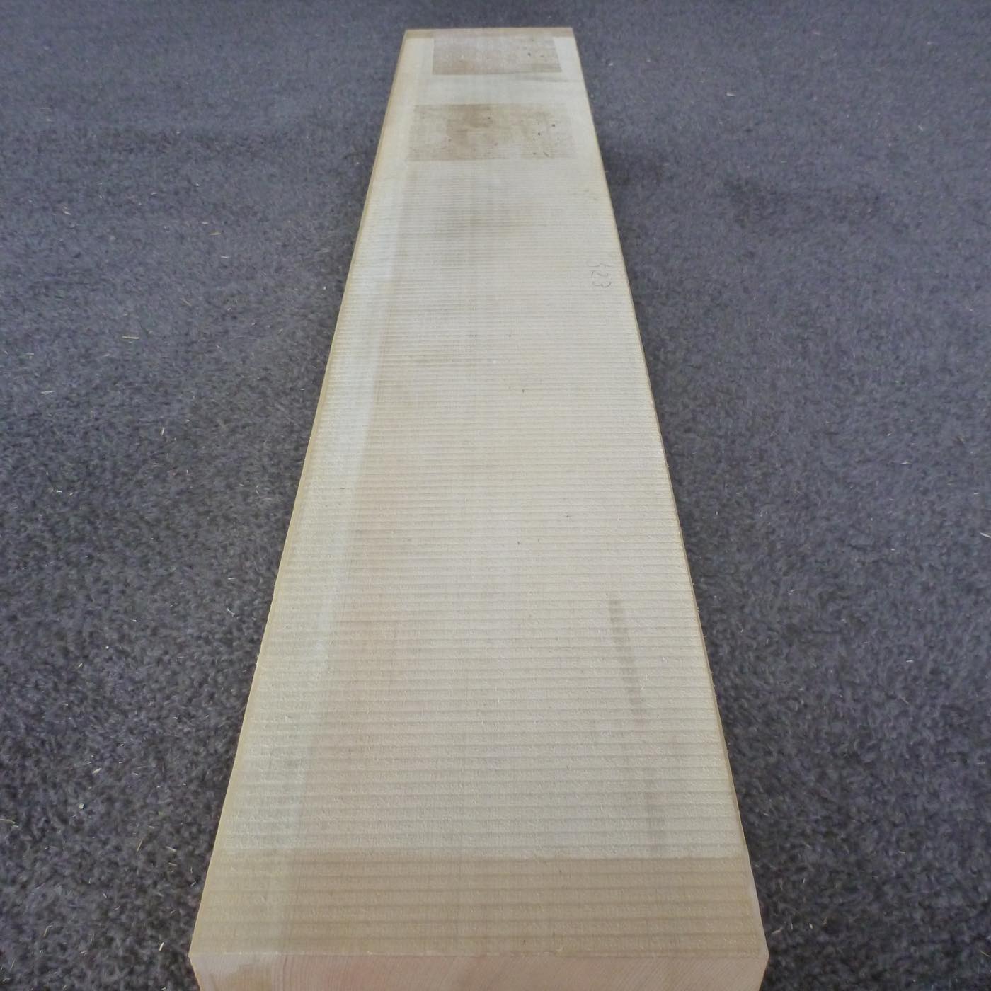彫刻材 天然木曽檜 柾目盤 ラフ材 L750×T130×W130mm 1B130130 Bグレード 定番商品