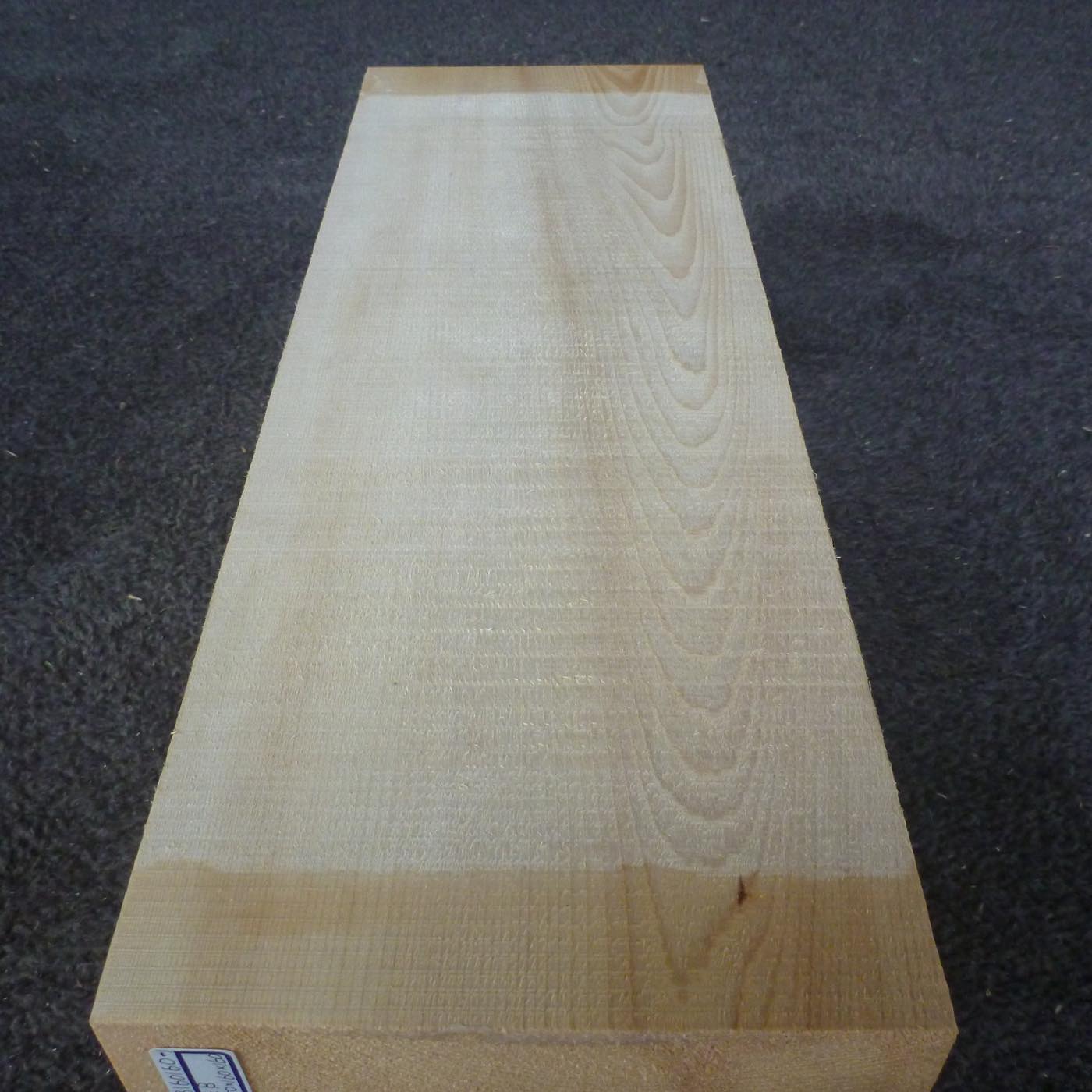 彫刻材 天然木曽檜 柾目盤 ラフ材 L450×T160×W160mm 3B160160-1 Bグレード 定番商品