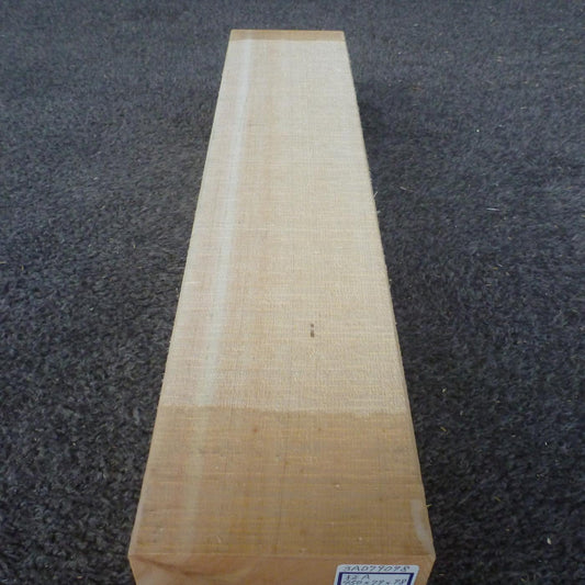 彫刻材 天然木曽檜 柾目盤 ラフ材 L450×T79×W98mm 3A079098 Aグレード 定番商品