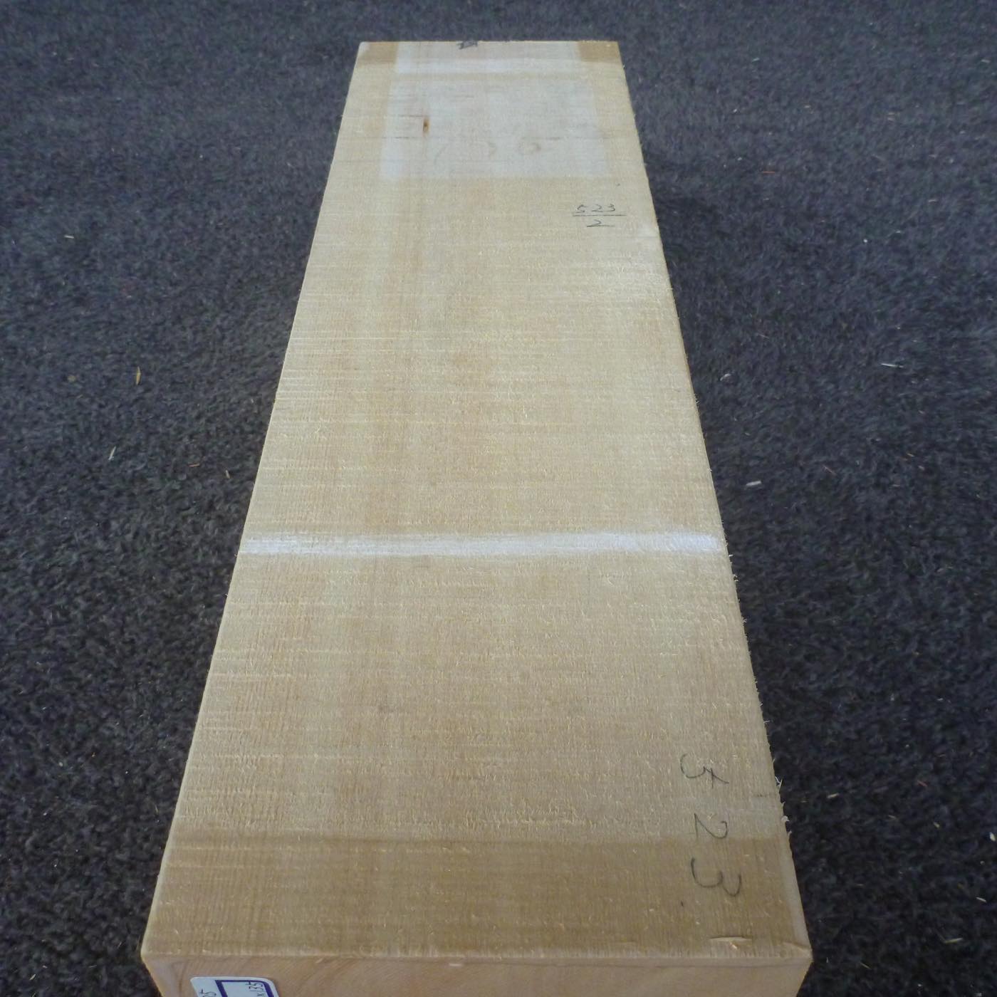 彫刻材 天然木曽檜 板目盤 ラフ材 L450×T133×W135mm 3A133135 Aグレード 定番商品