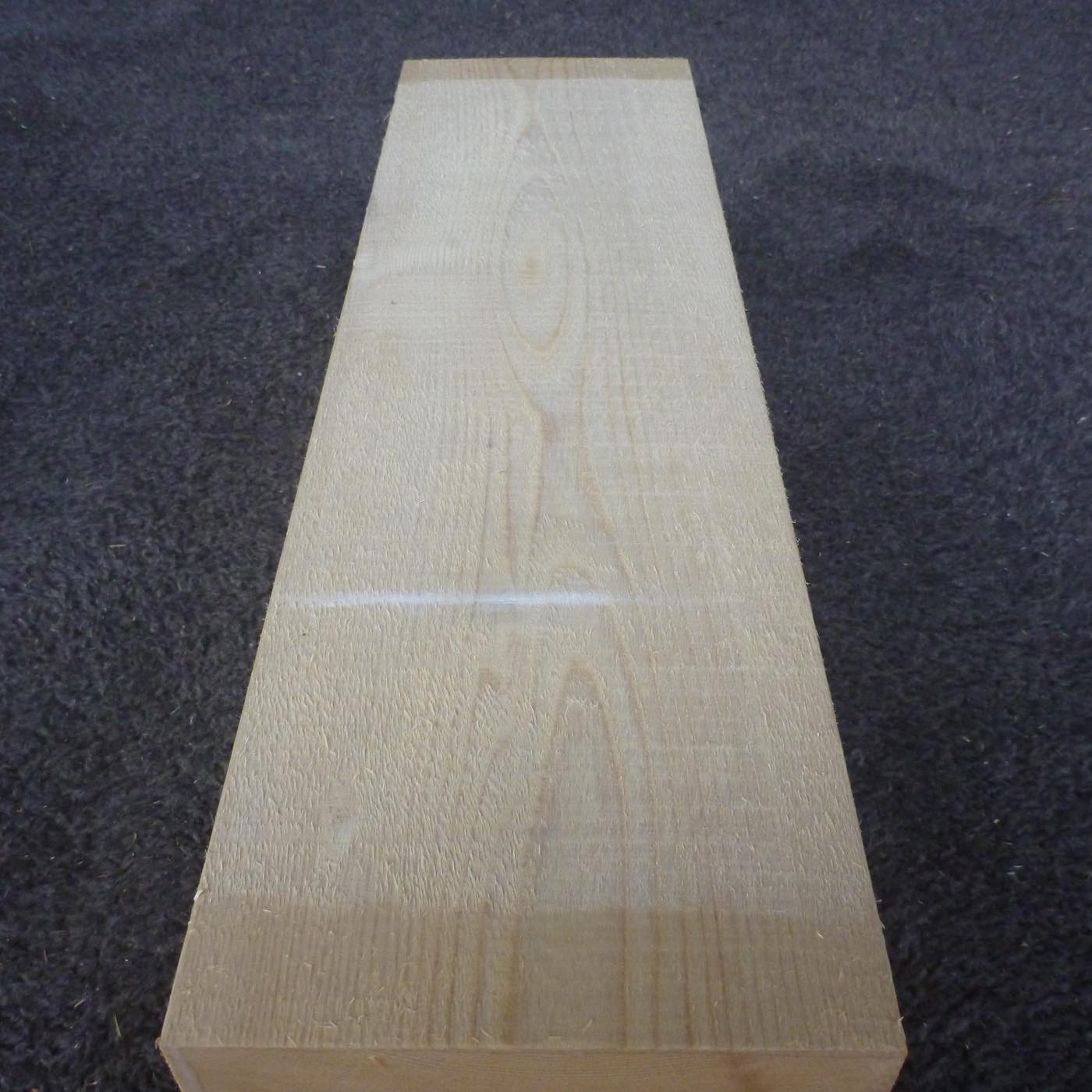 彫刻材 天然木曽檜 板目盤 ラフ材 L450×T133×W135mm 3A133135 Aグレード 定番商品