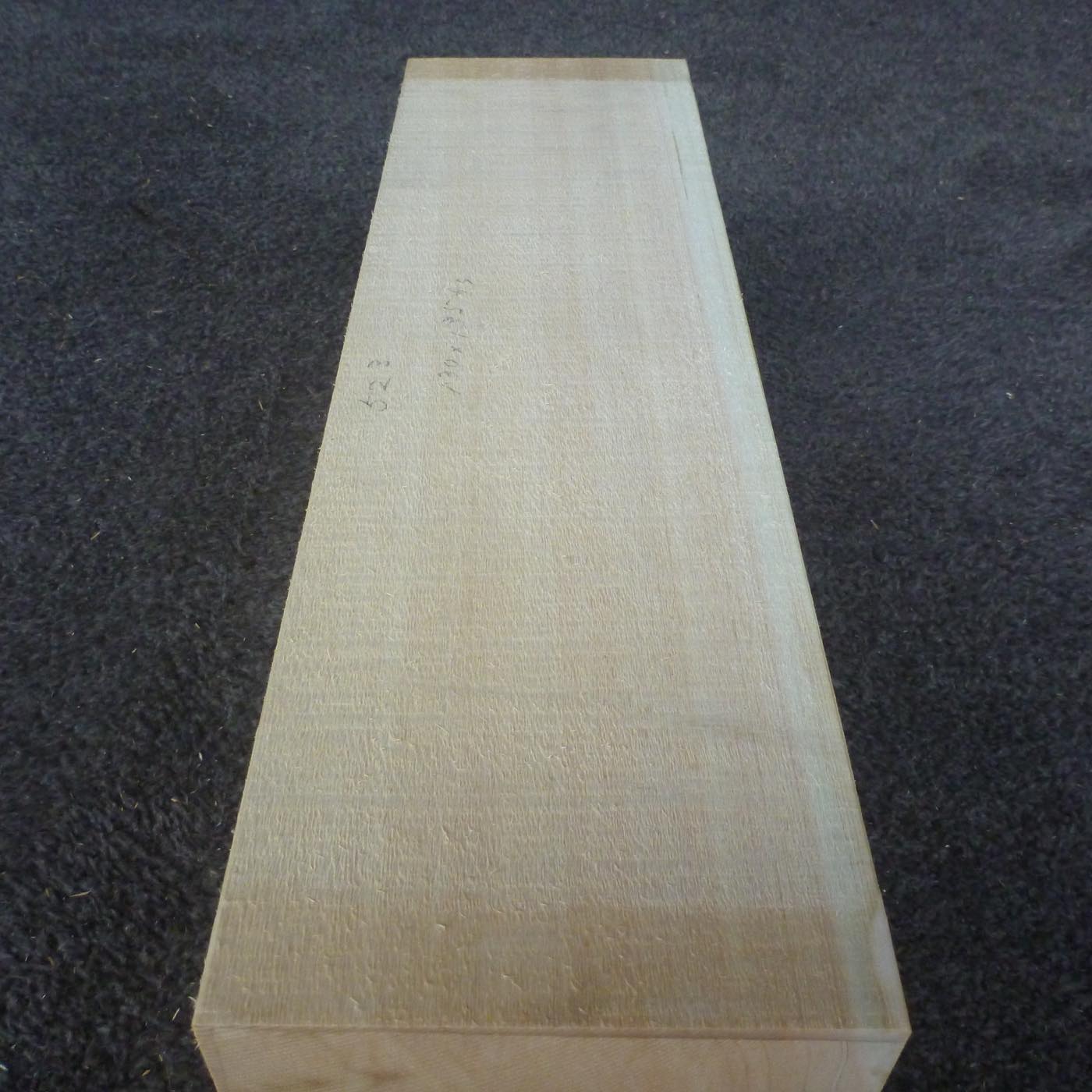 彫刻材 天然木曽檜 板目盤 ラフ材 L450×T133×W135mm 3A133135 Aグレード 定番商品