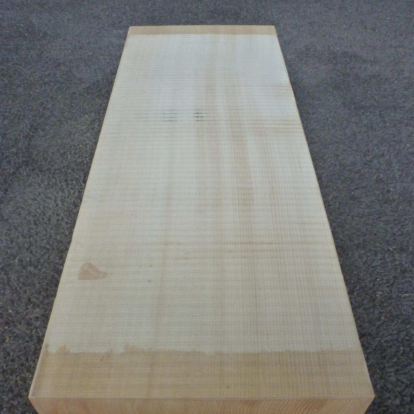 彫刻材 天然木曽檜 柾目盤 ラフ材 L450×T128×W183mm 3B128183 Bグレード 定番商品
