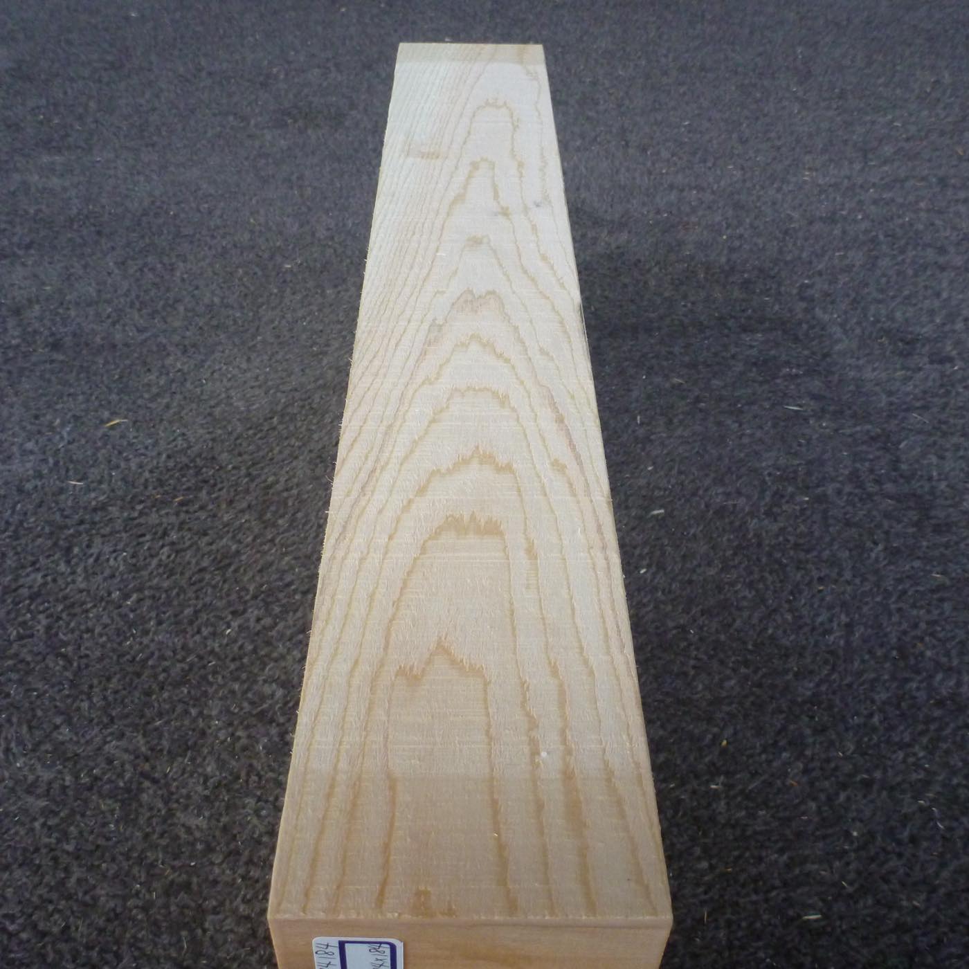 彫刻材 天然木曽檜 柾目盤 ラフ材 L450×T74×W184mm 3A074184 Aグレード 定番商品