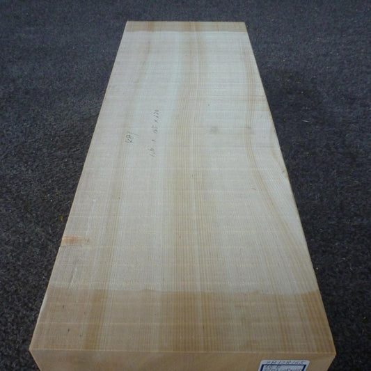 彫刻材 天然木曽檜 柾目盤 ラフ材 L450×T128×W165mm 3B128165 Bグレード 定番商品