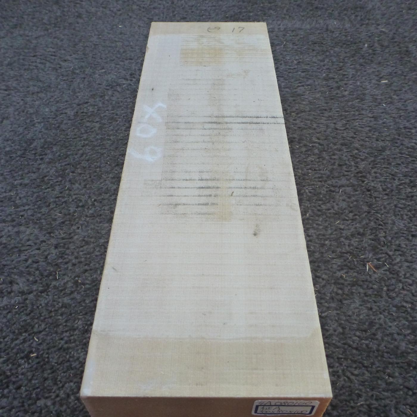 彫刻材 天然木曽檜 柾目盤 ラフ材 L300×T80×W100mm 4A080100 Aグレード 定番商品