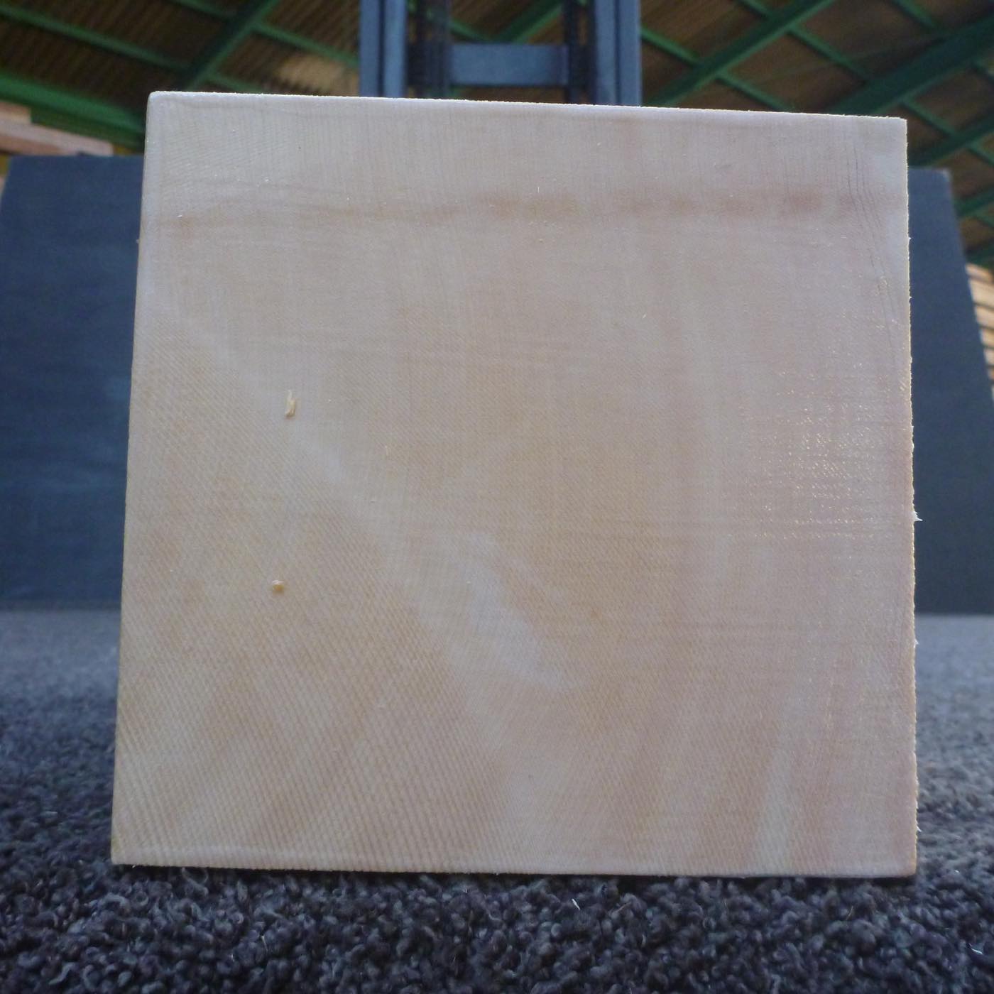 彫刻材 天然木曽檜 柾目盤 ラフ材 L300×T130×W130mm 4B130130-1 Bグレード 定番商品