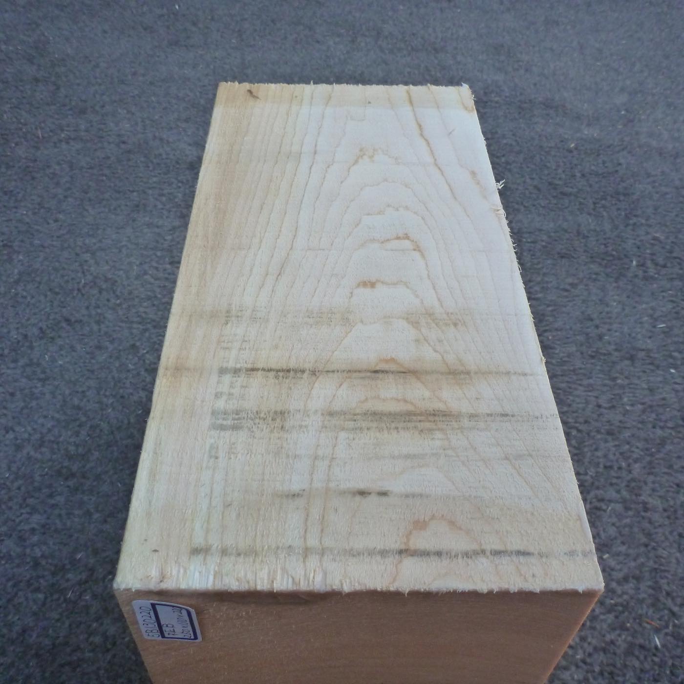 彫刻材 天然木曽檜 柾目盤 ラフ材 L250×T130×W220mm 5B130220 Bグレード 定番商品