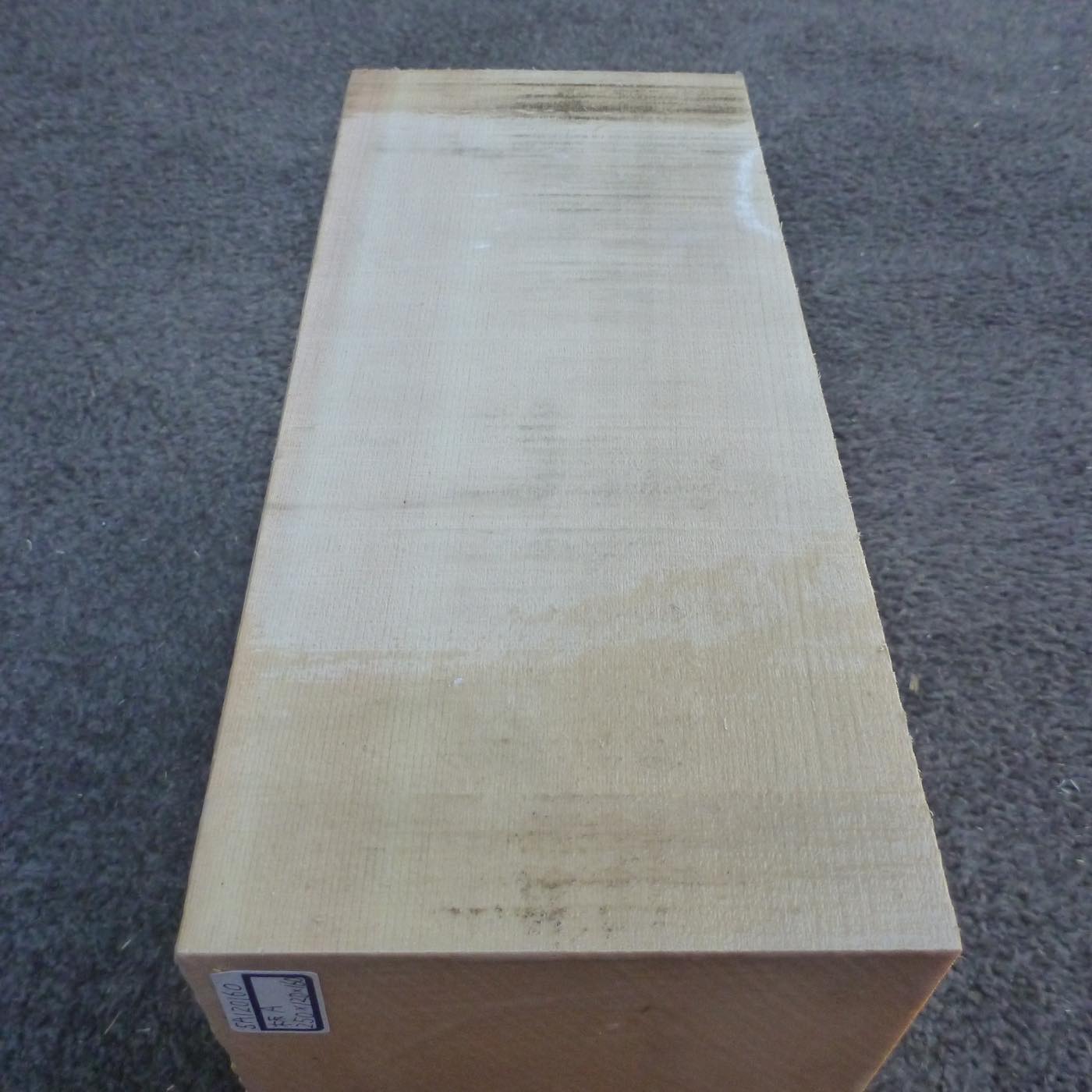 彫刻材 天然木曽檜 板目盤 ラフ材 L250×T120×W160mm 5A120160 Aグレード 定番商品