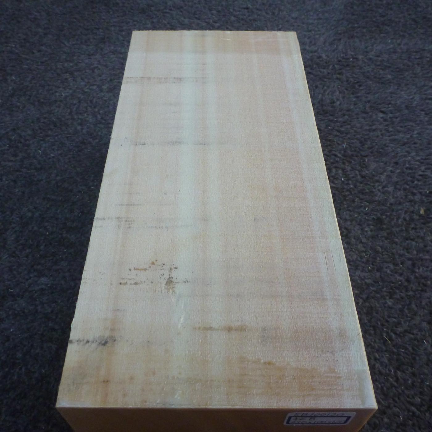 彫刻材 天然木曽檜 柾目盤 ラフ材 L250×T100×W120mm 5B100120 Bグレード 定番商品