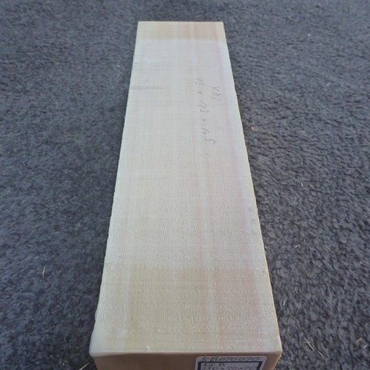 彫刻材 天然木曽檜 柾目盤 ラフ材 L250×T70×W70mm 5B070070 Bグレード 定番商品