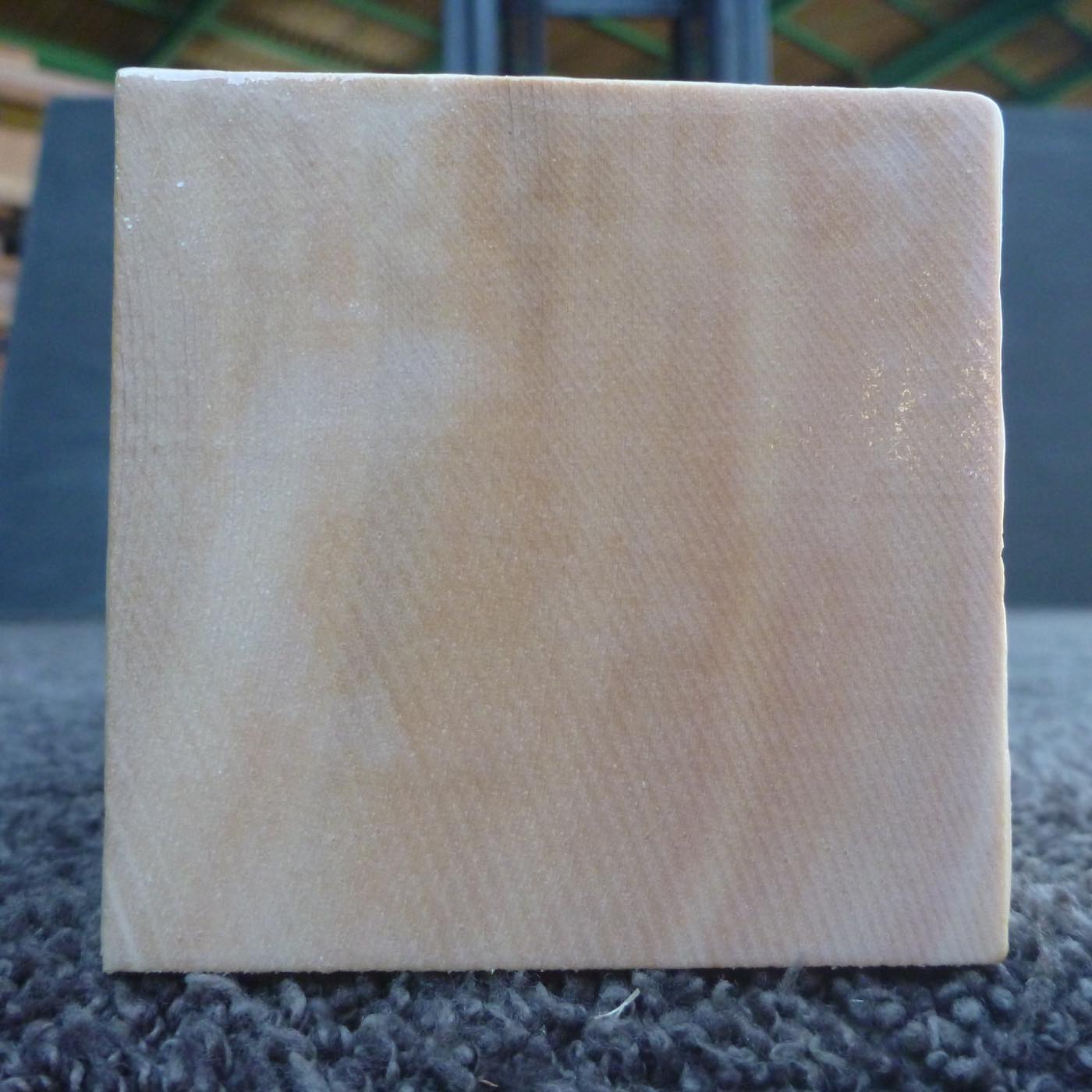 彫刻材 天然木曽檜 柾目盤 ラフ材 L250×T70×W70mm 5B070070 Bグレード 定番商品
